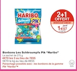 Bonbons Les Schtroumpfs Pik - Haribo dans le catalogue Monoprix