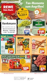 Aktueller REWE Prospekt mit Lebensmittel, "Dein Markt", Seite 1