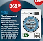 Waschmaschine BM3WFU4841A von beko im aktuellen V-Markt Prospekt für 369,00 €