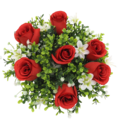Coussin de boutons de roses en promo chez Maxi Bazar Coussin de boutons de roses dans le catalogue Maxi Bazar
