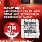 Teelichte 100er von  im aktuellen V-Markt Prospekt für 3,99 €