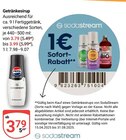 Getränkesirup im Angebot bei GLOBUS in Gießen Getränkesirup Angebote von Sodastream bei GLOBUS Gießen für 3,79 €