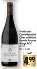 Côtes du Rhône Grande Réserve Rouge AOC im Angebot bei E center in Worms Côtes du Rhône Grande Réserve Rouge AOC Angebote von Cuvée Benedikt bei E center Worms für 4,99 €