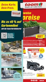 toom Baumarkt Baumärkte Prospekt der aktuellen Woche mit 28 Seiten, gültig von 30.05.2026 bis 05.06.2026, in Essen und Umgebung Aktueller toom Baumarkt Baumärkte Prospekt in Essen und Umgebung, "Respekt, wer's selber macht." mit 28 Seiten, 30.05.2026 - 05.06.2026