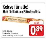 Backpapier Zuschnitte im Angebot bei E center in Weimar Backpapier Zuschnitte Angebote von Gut & Günstig bei E center Weimar für 0,89 €