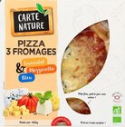 Promo PIZZA 3 FROMAGES à 6,49 € dans le catalogue NaturéO à Corbeil-Essonnes