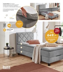 Bett im buss Prospekt "VORFREUDE das schönste Gefühl" mit 34 Seiten (Bremerhaven)