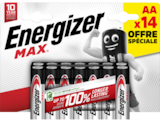 LOT DE 14 PILES MAX - ENERGIZER - Auchan Hypermarché à Antony LOT DE 14 PILES MAX - ENERGIZER en promo chez Auchan Hypermarché Antony à 6,99 €