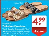 UP2FASHION im ALDI SÜD Prospekt Tieffußbett-Pantoletten von UP2FASHION im aktuellen ALDI SÜD Prospekt für 4,99 €