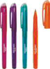 4 radierbare Tintenroller/6 Ersatzminen im Lidl Prospekt 4 radierbare Tintenroller/6 Ersatzminen von crelando im aktuellen Lidl Prospekt für 1,19 €