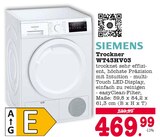 Trockner WT43HV03 im Angebot bei E center in Baden-Baden Trockner WT43HV03 Angebote von Siemens bei E center Baden-Baden für 469,99 €