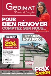 Bricolage en promo dans le catalogue Gedimat à la page 1