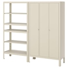 Regal mit Schrank beige/für draußen innen im Angebot bei IKEA in Bad Homburg Regal mit Schrank beige/für draußen innen Angebote von KOLBJÖRN bei IKEA Bad Homburg für 338,98 €
