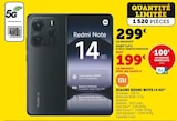 Redmi Note 14 5G - Xiaomi en promo chez Super U Tremblay-en-France à 199,00 €