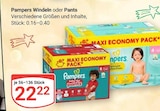 Windeln Angebote von Pampers bei GLOBUS Willich für 22,22 €
