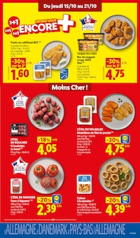 Promotion Crevettes Crues dans le prospectus Lidl, valable du 15/10/2026 au 21/10/2026 Promo Crevettes Crues dans le catalogue Lidl du moment à la page 11