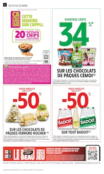 Catalogue Intermarché Contact de la semaine "2+1 OFFERT" avec 16 pages, valide du 10/03/2026 au 22/03/2026 pour Génissieux et alentours Prospectus Intermarché Contact de la semaine "2+1 OFFERT" avec 16 pages, valide du 10/03/2026 au 22/03/2026 pour Génissieux et alentours