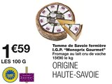 Monoprix Margency - Tomme de Savoie fermière I.G.P. Promo Tomme de Savoie fermière I.G.P. dans le catalogue Monoprix Les coachs shopping : pour vous guider vers les promos ! à Margency