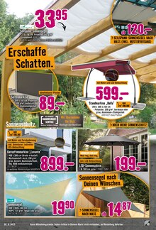 Sonnenschirm im aktuellen Hornbach Prospekt (Magdeburg) Sonnenschirm im Hornbach Prospekt "Lass Deine Terrasse aufblühen." mit 32 Seiten (Magdeburg)