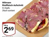 Rindfleisch-Aufschnitt Angebote von Wiltmann bei GLOBUS Salzgitter für 2,69 €