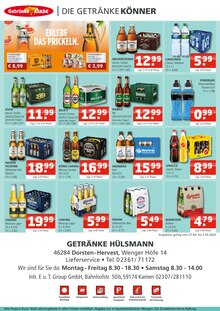 Cola im Getränke Oase Prospekt "Aktuelle Angebote" mit 2 Seiten (Marl)