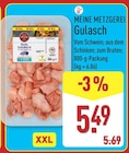 Gulasch Angebote von MEINE METZGEREI bei ALDI Nord Haltern am See für 5,49 €
