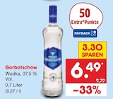 Wodka Angebote von Gorbatschow bei Netto Marken-Discount Hamburg für 6,49 €