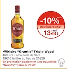 Whisky Triple Wood - Grant’s dans le catalogue Monoprix