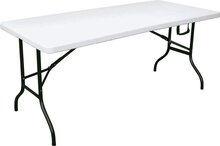 Table pliante - Géant Casino à Saint-Germain-en-Laye Table pliante en promo chez Géant Casino Saint-Germain-en-Laye à 34,90 €