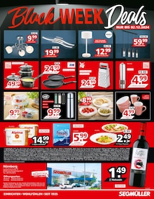 Geschirrspüler im Segmüller Prospekt "BLACK WEEK DEALS" mit 6 Seiten (Erlangen)