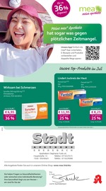 mea - meine apotheke Apotheken Prospekt der aktuellen Woche mit 4 Seiten, gültig von 01.07.2026 bis 31.07.2026, in Ebersbach und Umgebung Aktueller mea - meine apotheke Apotheken Prospekt in Ebersbach und Umgebung, "Unsere Juli-Angebote" mit 4 Seiten, 01.07.2026 - 31.07.2026