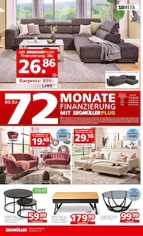 Sofa im Segmüller Prospekt "Jeder kann sich alles gönnen" mit 8 Seiten (Leverkusen)