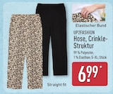 Hose, Crinkle-Struktur von UP2FASHION im aktuellen ALDI Nord Prospekt