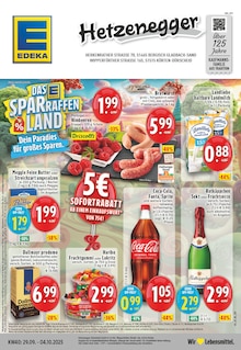 Aktueller EDEKA Prospekt "Aktuelle Angebote" Seite 1 von 24 Seiten für Kürten