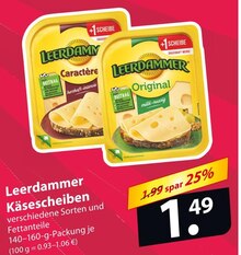 famila Nordost Lotsenstation - Leerdammer Käsescheiben Leerdammer Käsescheiben Angebot bei famila Nordost Lotsenstation im Prospekt besser als gut!