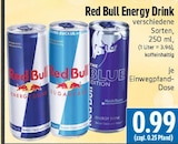 Aktuelles Red Bull Energy Drink Angebot bei EDEKA in Gießen ab 0,99 €
