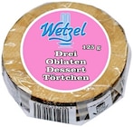 Drei Oblaten Dessert Törtchen von Wetzel im aktuellen Penny Prospekt für 1,39 €