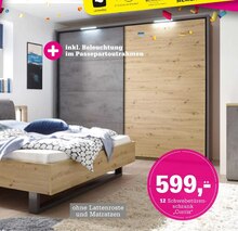 Höffner Hamburg - Schlafzimmer "Corris" Schlafzimmer "Corris" Angebot bei Höffner Hamburg im Prospekt "Wo Wohnen wenig kostet"