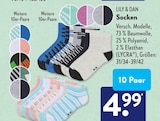 Socken im ALDI SÜD Prospekt Socken von Lily & Dan im aktuellen ALDI SÜD Prospekt für 4,99 €