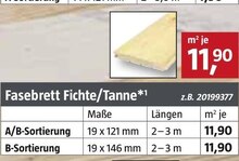 Trockenausbau im aktuellen BAUHAUS Prospekt Fasebrett Fichte/Tanne*1 für 11,90 € bei BAUHAUS im Angebot