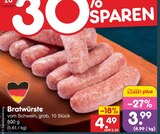 Aktuelles Bratwürste Angebot bei Netto Marken-Discount in Bremen ab 3,99 €