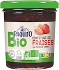 Confiture de fraise - PAQUITO BIO - Intermarché Confiture de fraise - PAQUITO BIO à 1,30 € dans le catalogue Intermarché
