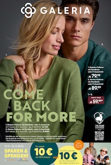 Bekleidung im aktuellen Galeria Prospekt (Potsdam) Bekleidung im Galeria Prospekt "Aktuelle Angebote" mit 44 Seiten (Potsdam)