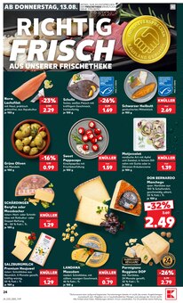 Lachs im Kaufland Prospekt "Hier bin ich richtig" mit 63 Seiten (Dresden)