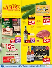 Aktueller Netto Marken-Discount Prospekt mit Bier, "Aktuelle Angebote", Seite 1