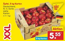Netto Marken-Discount Hattingen - Äpfel, 5 kg Karton Äpfel, 5 kg Karton Angebot bei Netto Marken-Discount Hattingen im Prospekt "Fisch verliebt? Dann geh doch zu Netto!"