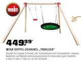 Doppel-Schaukel „Tabaluga“ von weka im aktuellen OBI Prospekt für 449,99 €