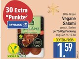 Vegane Salami von Billie Green im aktuellen EDEKA Prospekt für 1,59 €