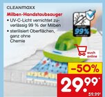 Milben-Handstaubsauger im Angebot bei Netto Marken-Discount in Dresden Milben-Handstaubsauger Angebote von CLEANmaxx bei Netto Marken-Discount Dresden für 29,99 €