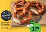 Bio-Laugenbrezel von Herzberger im aktuellen tegut Prospekt für 1,99 €